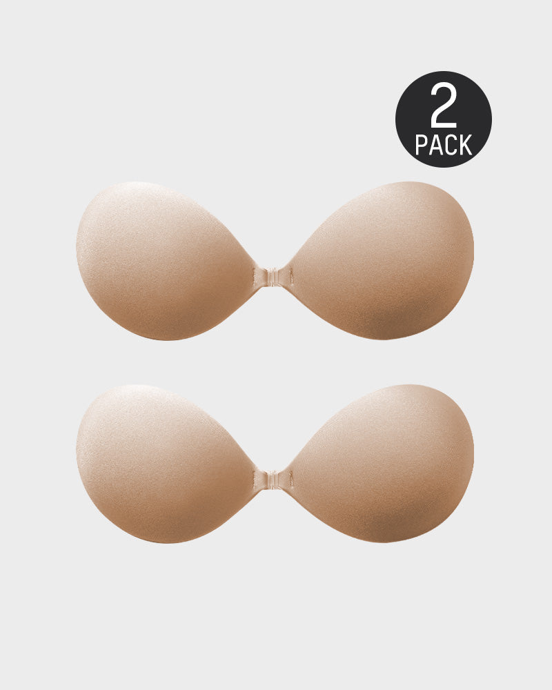 Front Closure Adhesive Invisible Push-Up Bra(2 Pairs)