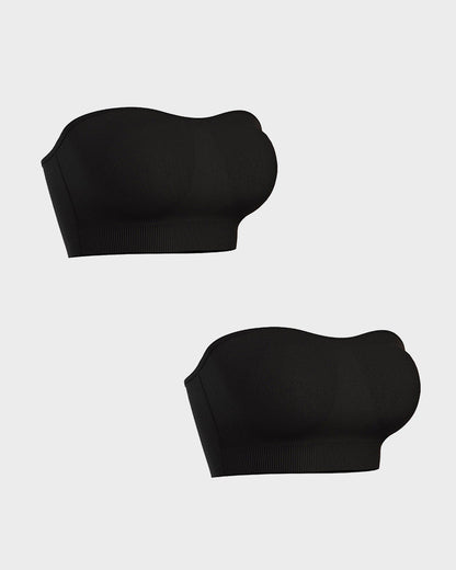Non-Slip Bandeau Seamless Wireless Strapless Bra