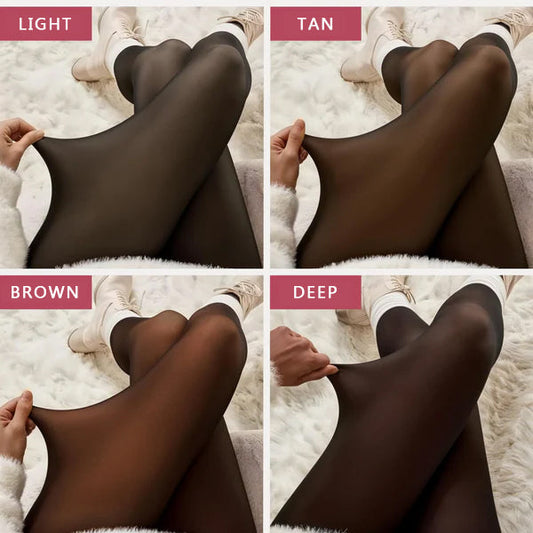 New model One-Seam Translucent Fleece Lined Tights