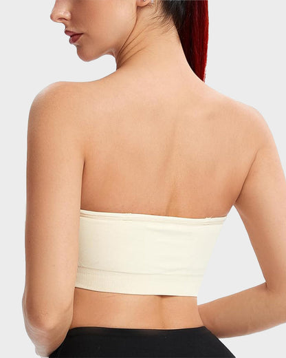 Non-Slip Bandeau Seamless Wireless Strapless Bra
