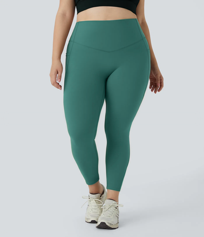 High Waisted Tummy Control Shaping Training Leggings Plus size