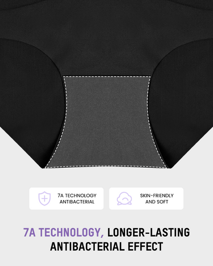 Lace Trim Cotton Hipster Panties (5 Pack)