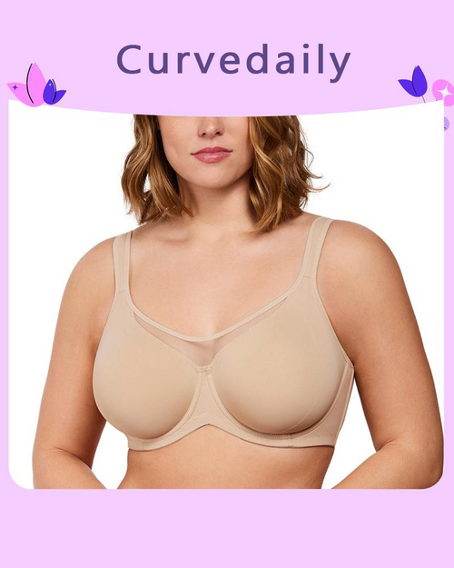 Plus Size Cooling Full Coverage Minimizer Bra