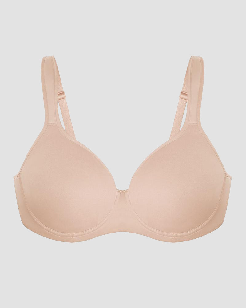Soft Plus Size Full Coverage Unlined Minimizer Bra
