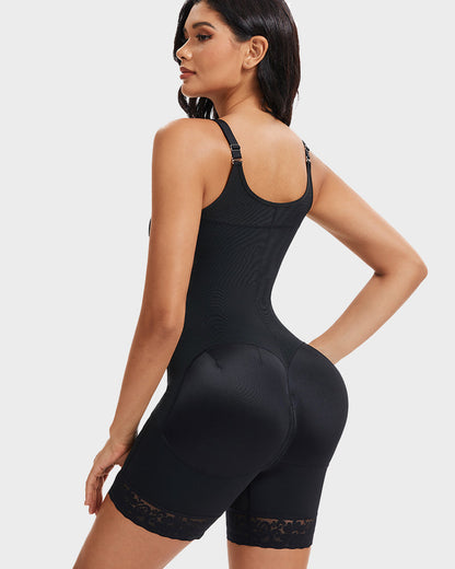 Tummy Control Butt Lifter Shaper with Zipper Crotch Fajas Colombianas